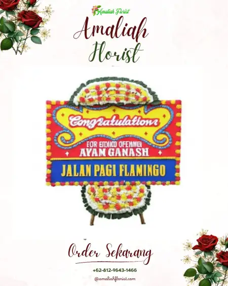 Sewa Papan Bunga Pangi