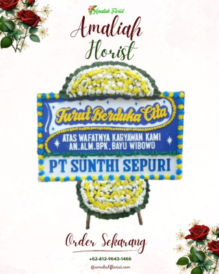 Papan Bunga Duka di Pangi